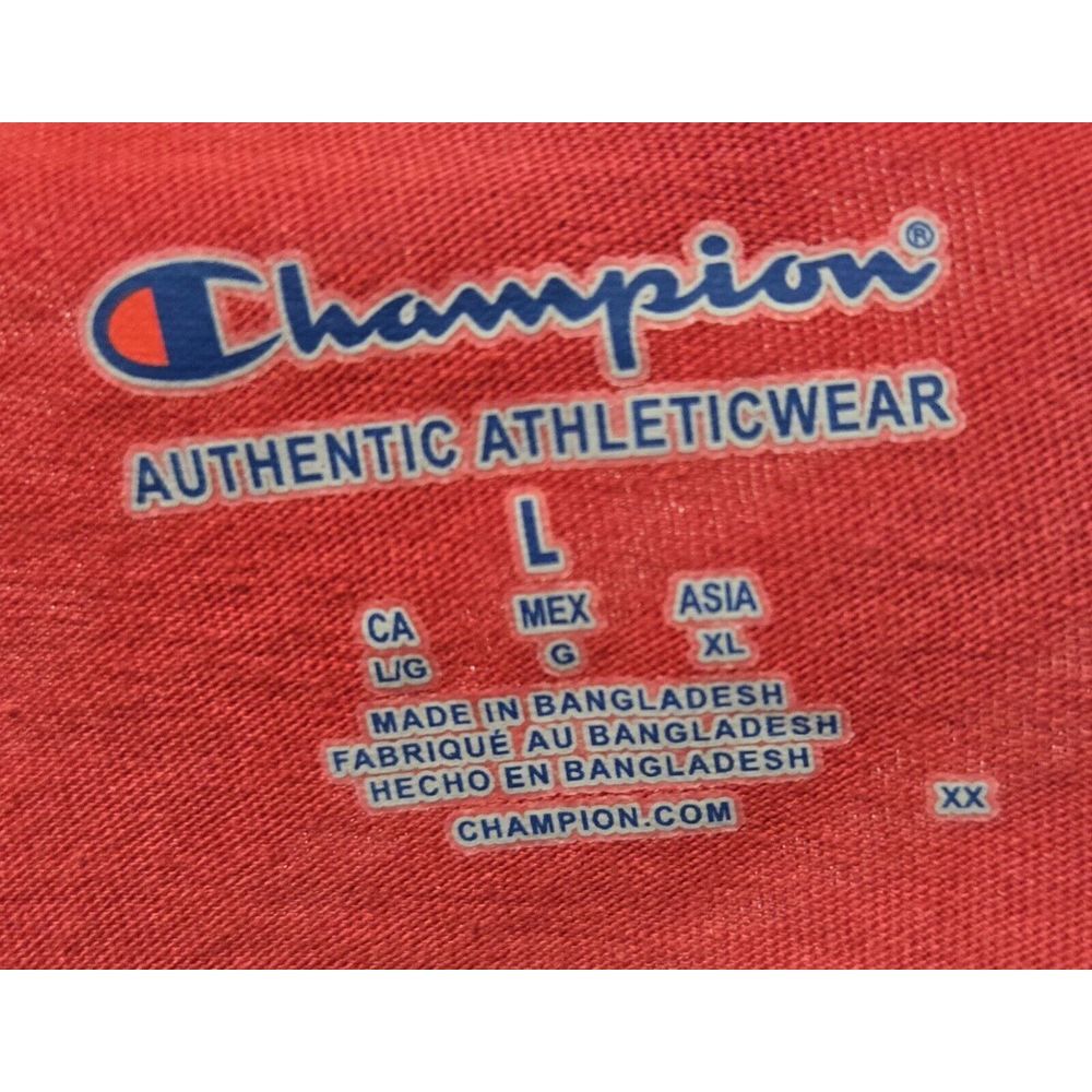 Alabama Crimson Tide T-Shirt Red‎ Graphic Tee College Football Fan Apparel Large - Picture 4 of 5